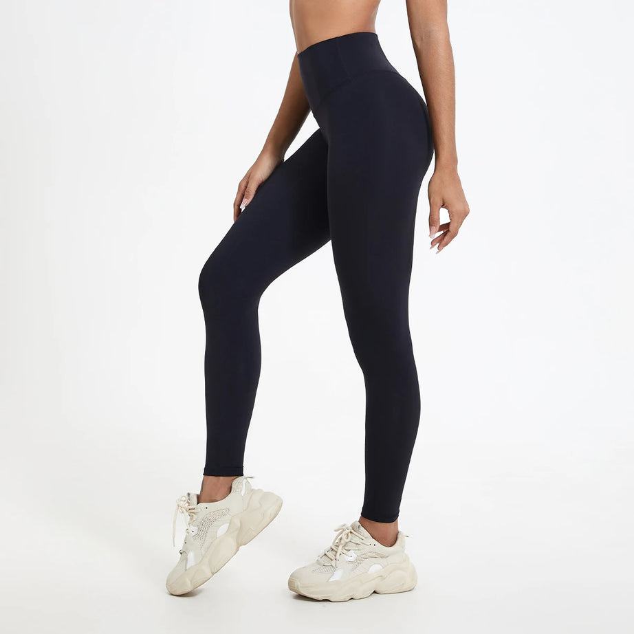 Leggings taille haute Hearuisavy en tissu ultra doux, séchage rapide, parfaits pour la gym, le yoga et la course à pied. Effet push-up.