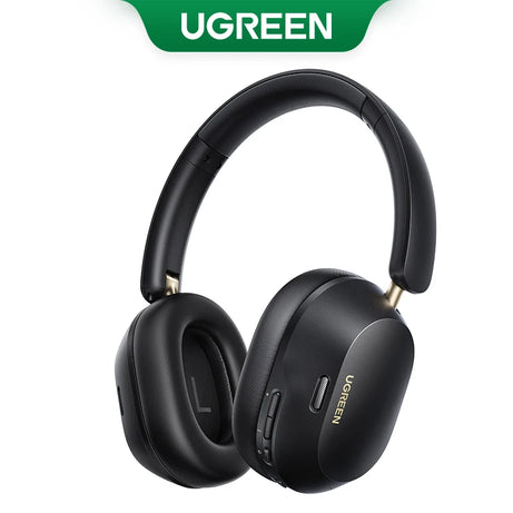 Écouteurs sans fil Bluetooth UGREEN Max5c avec réduction de bruit active ANC 43 dB, audio spatial haute résolution LDAC 75 Hz.