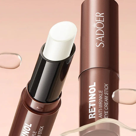 Crema de contorno de ojos con retinol en barra para eliminar ojeras, hidratar, reafirmar e iluminar la piel del contorno de ojos.