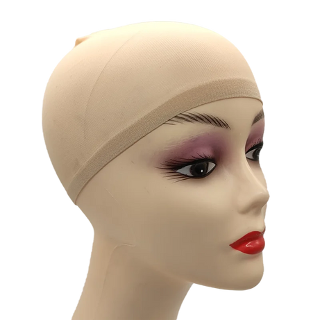 2 unidades/bolsa Gorro de peluca de media superior Red para pelucas de cabello tejido Redes para pelucas de cabello negro Marrón Gorro de peluca de malla elástica para hacer pelucas