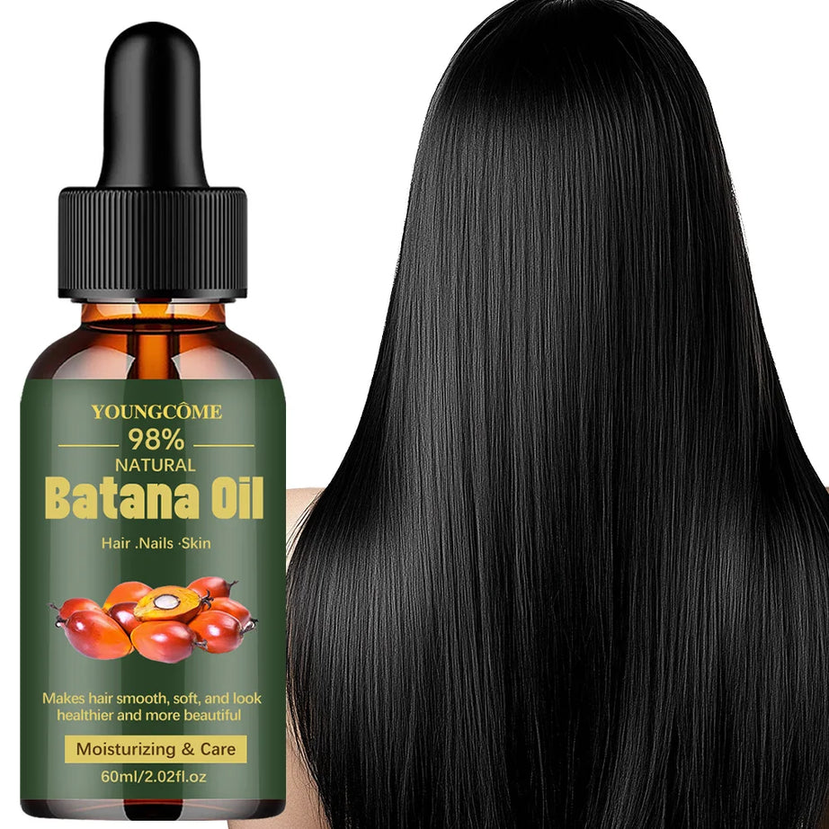 Huile de batana naturelle pour la croissance des cheveux. Huile de batana pure. Apporte brillance et force aux cheveux. Pour femmes. Prévient la chute des cheveux. Élimine les pointes fourchues. 1/3 pièces.