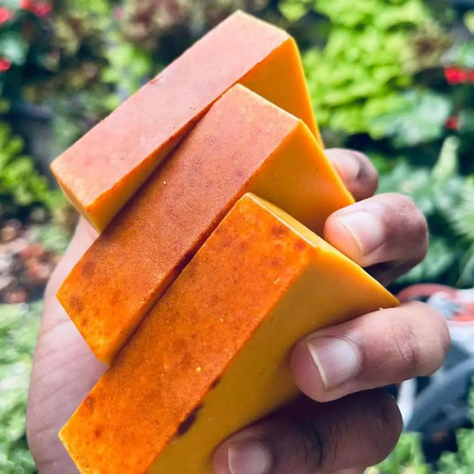 Turmeric Soap Face Cleansing Anti Acne Whitening Skin Lightening Face Remove Pimples Lightening Ginger Handmade Soap