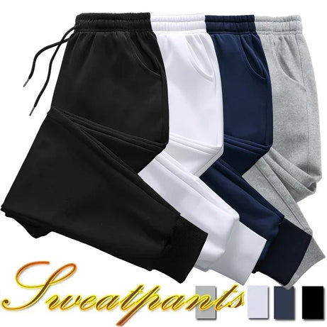 Pantalon long unisexe sans imprimé pour femme, pantalon de survêtement ample et décontracté pour le jogging et les activités de plein air, avec cordon de serrage, idéal au quotidien.
