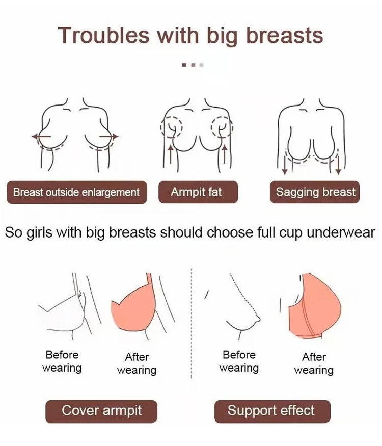 Soutien-gorge push-up sans armatures, sous-vêtements confortables et sans coutures pour femme, doux, respirant et hypoallergénique, sans armatures, idéal au quotidien.