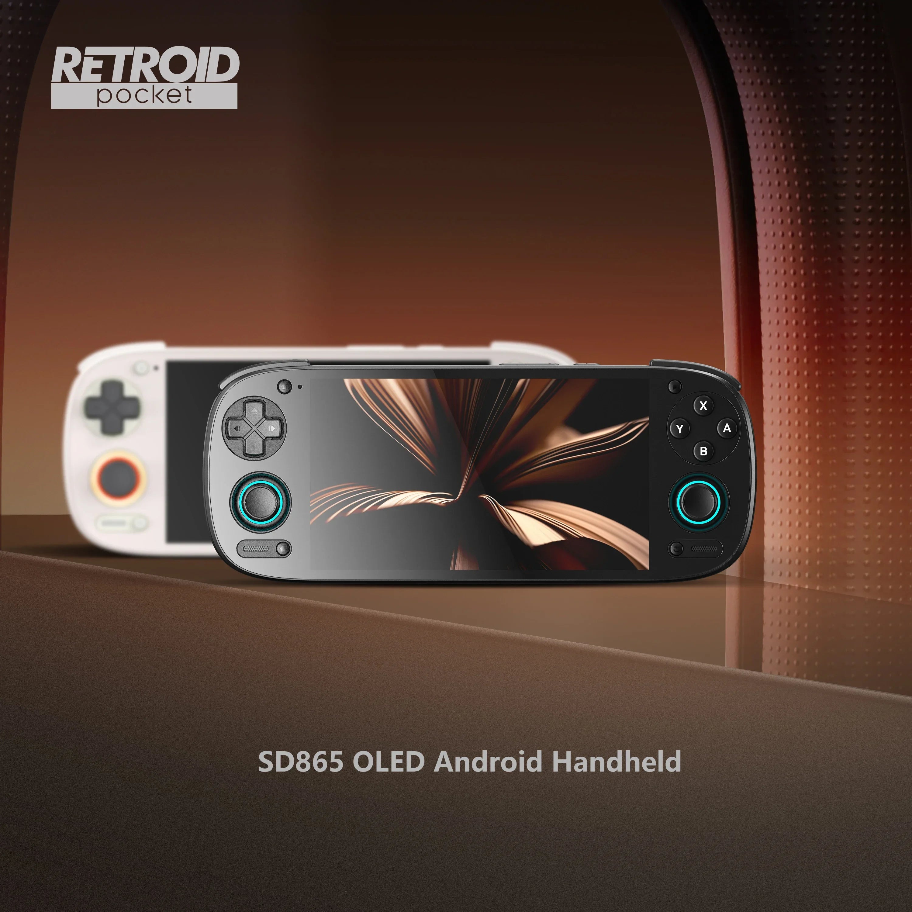 Console de jeu portable Retroid Pocket 5, écran AMOLED 5,5 pouces, Android 13, joystick, éclairage RGB, refroidissement actif, jeux vidéo