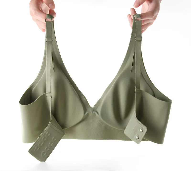 Soutien-gorge sexy sans coutures et sans armatures, soutien-gorge ajustable, sous-vêtements féminins, brassière rembourrée push-up, lingerie intime