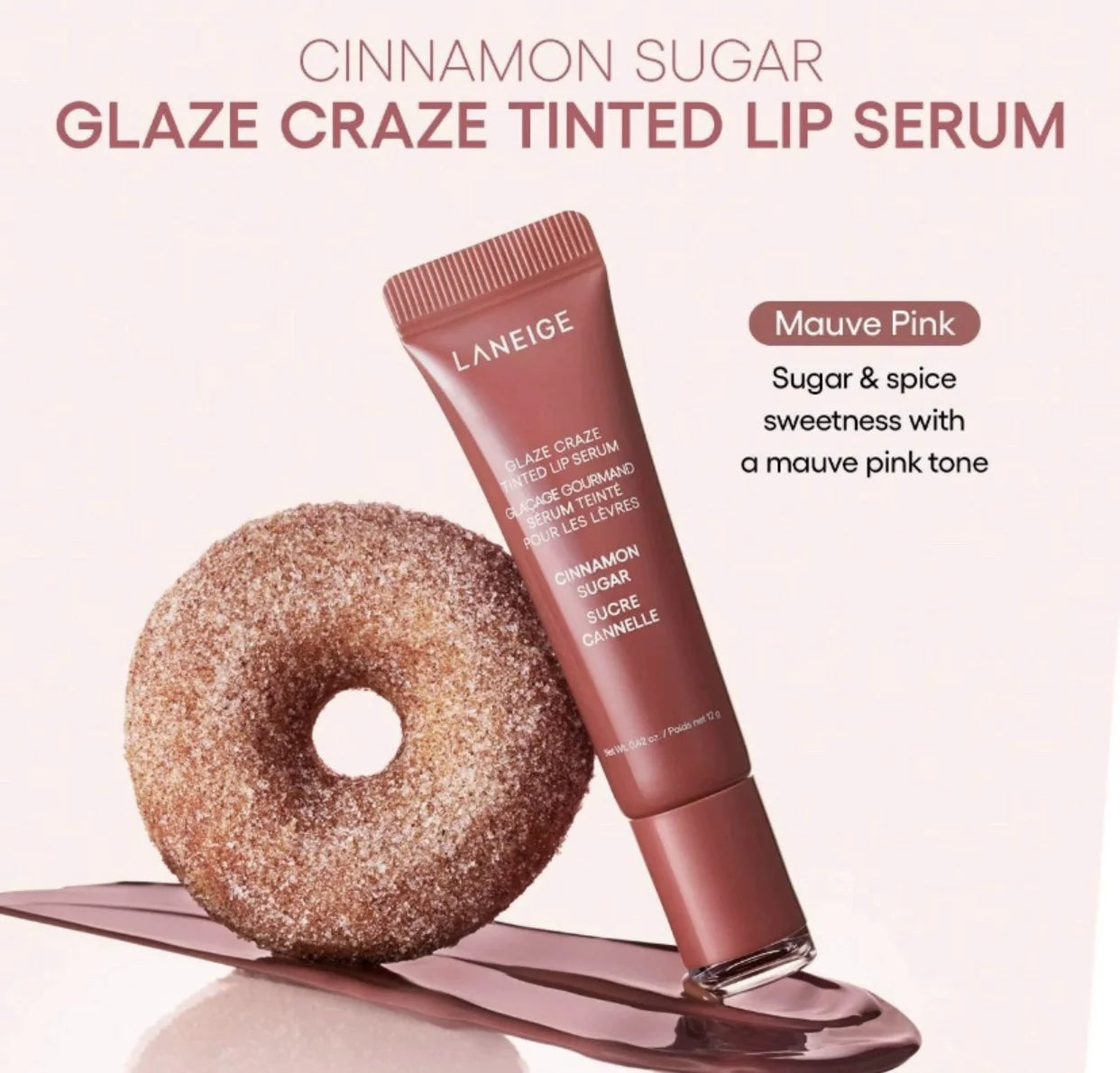 Baume à lèvres hydratant effet donut, gloss miroir, rouge à lèvres parfum fraise framboise chocolat, huile à lèvres transparente, maquillage