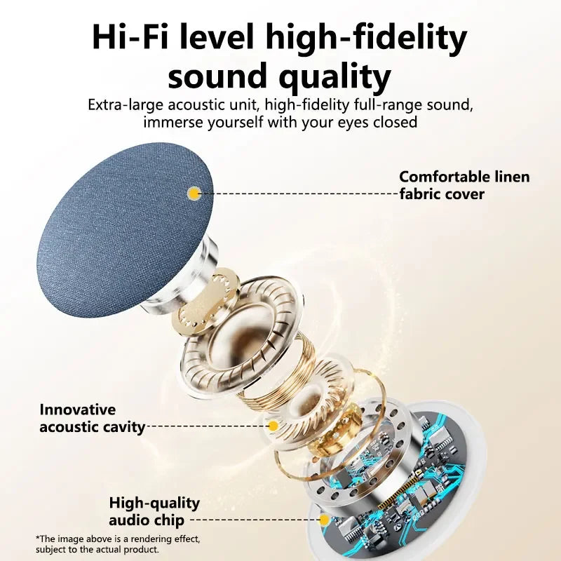 Aide au sommeil par haut-parleur d'oreiller à ultrasons, son dynamique haute qualité, enceinte Bluetooth papillon 2026