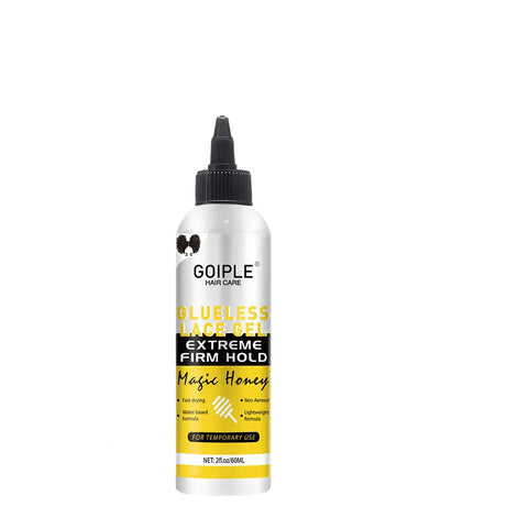 GOIPLE Gel pour perruque lavable sans colle, 59 ml, tenue extrême, séchage rapide, formule naturelle, adhésif pour usage temporaire