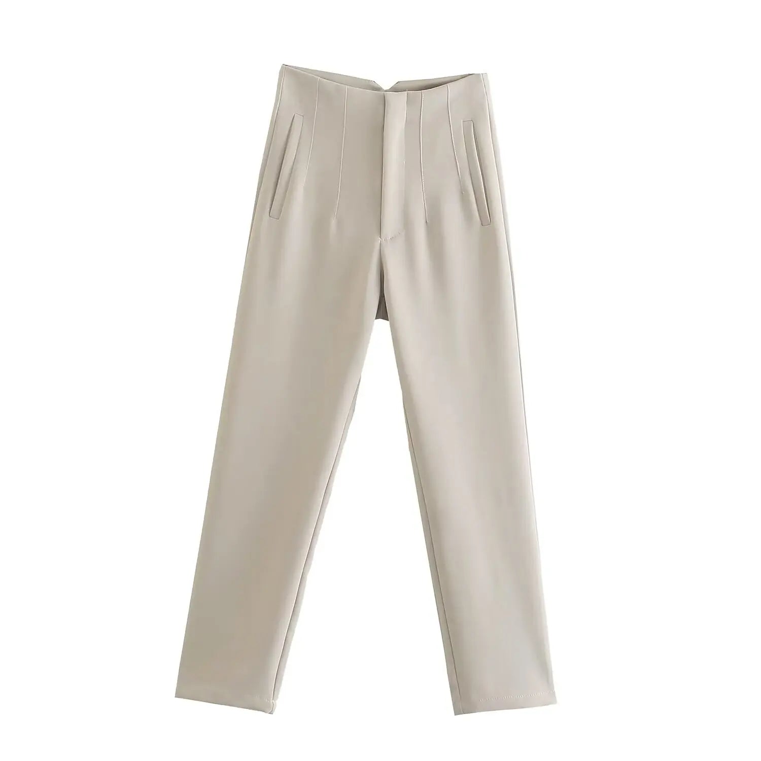 Tenues de bureau Koekop Pantalons crayon Noir Rose Blanc Pantalons Femme Mode Vêtements de bureau Pantalons taille haute pour femmes Pantalons habillés