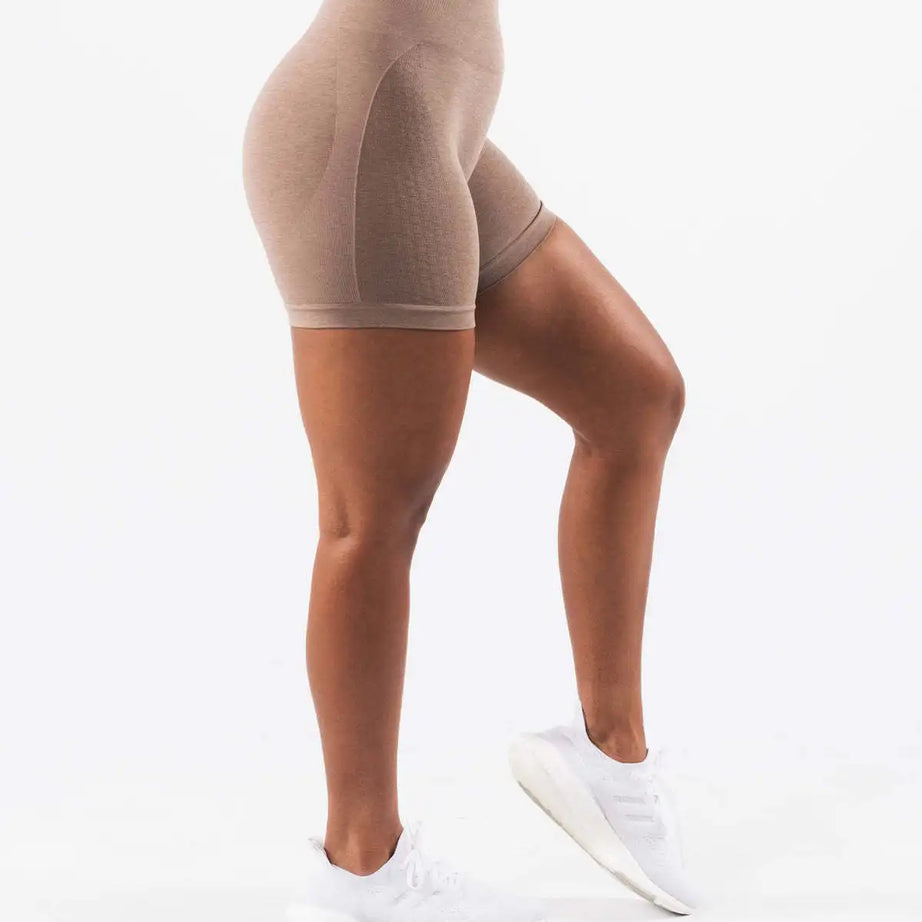 NCLAGEN Sports Shorts Woman High Waist Gym Clothes Seamless Leggings Booty Scrunch Tights Running Workout Fitness Cycling Shorts