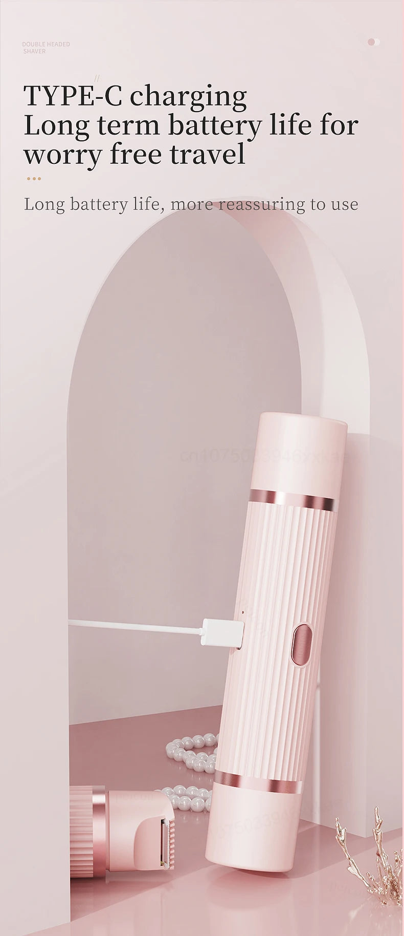 Rasoir électrique pour femme, tondeuse bikini, épilateur corporel, rasoir électrique pour l'épilation du maillot, des aisselles, des jambes et du visage