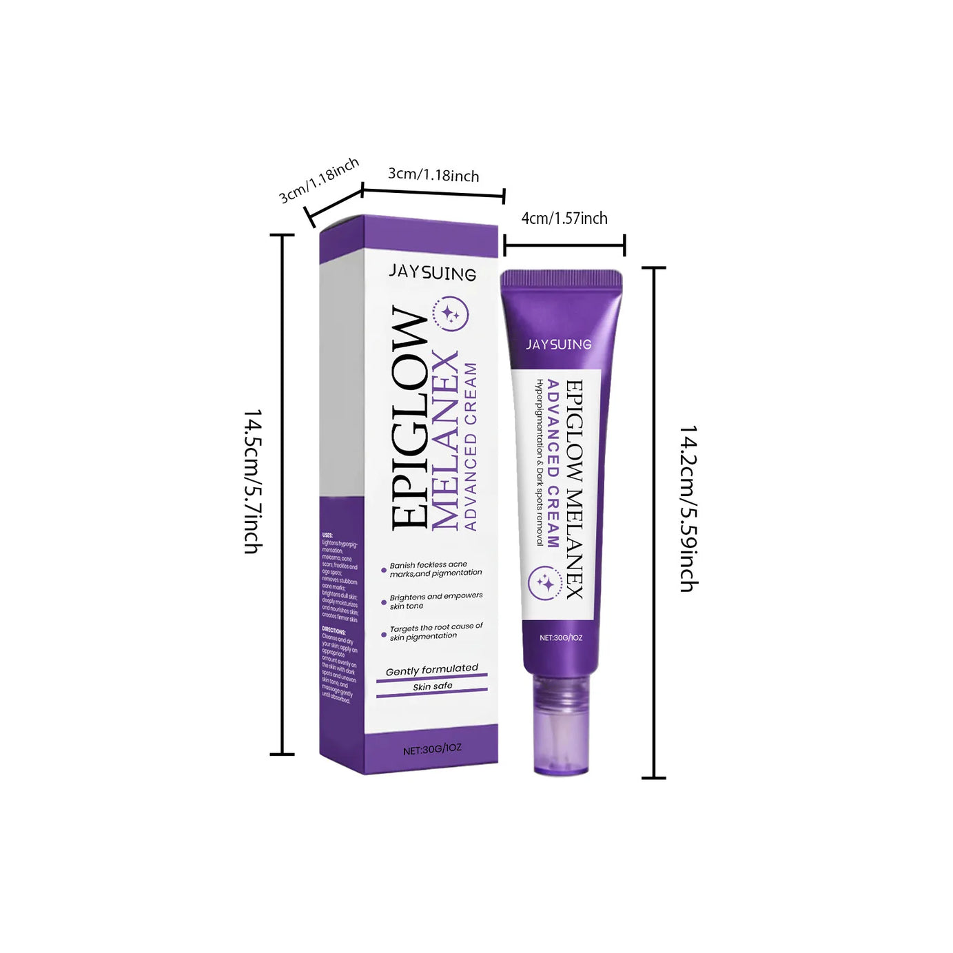 Subtle Glow Velvet Cream Creates a soft-focus effect that visually evens skin tone for a silky, polished appearance