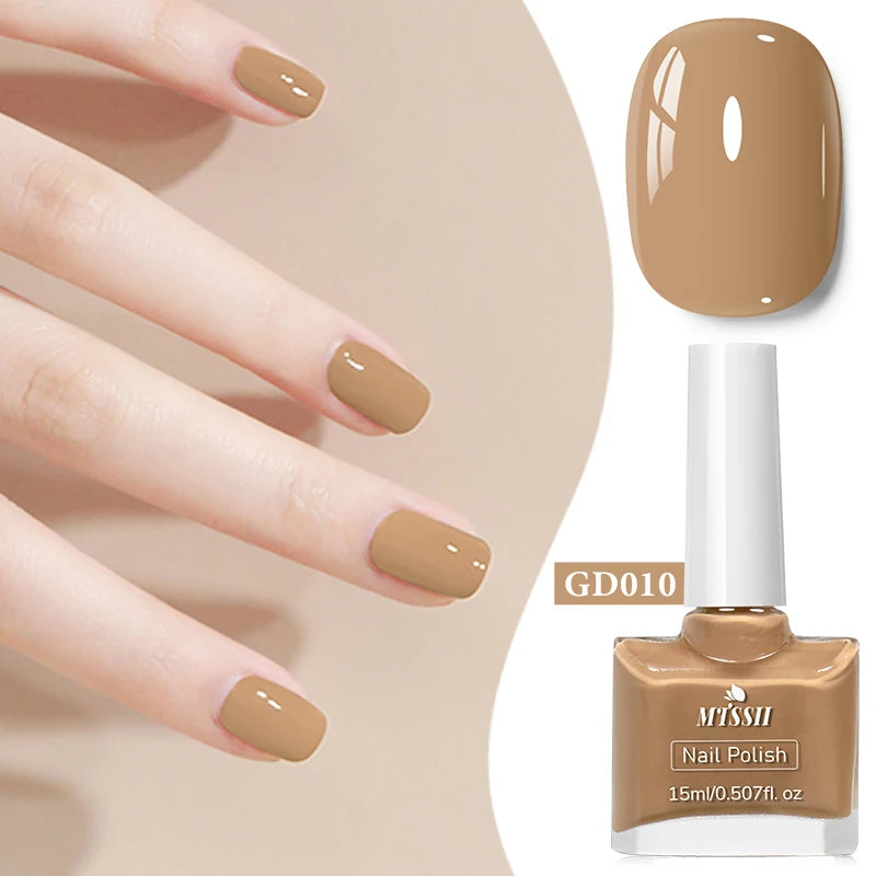 15ml Water-Based Nail Polish 40 Colors Long Lasting Quick Drying No Need of Lamp to Cure Nail Supplies Vernis for Nails Manicure