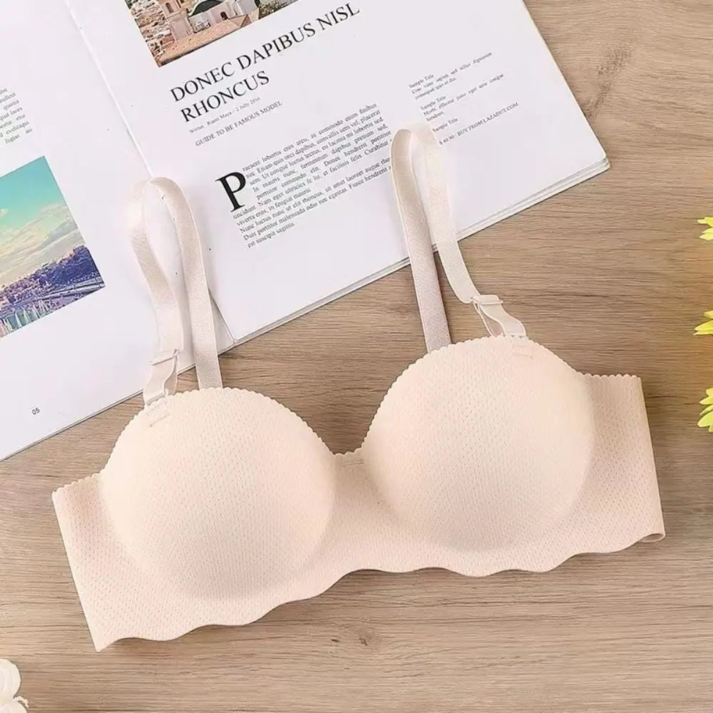 Soutien-gorge push-up une pièce sexy et confortable, ajustable, couleur bonbon, anti-affaissement et effet liftant pour femme