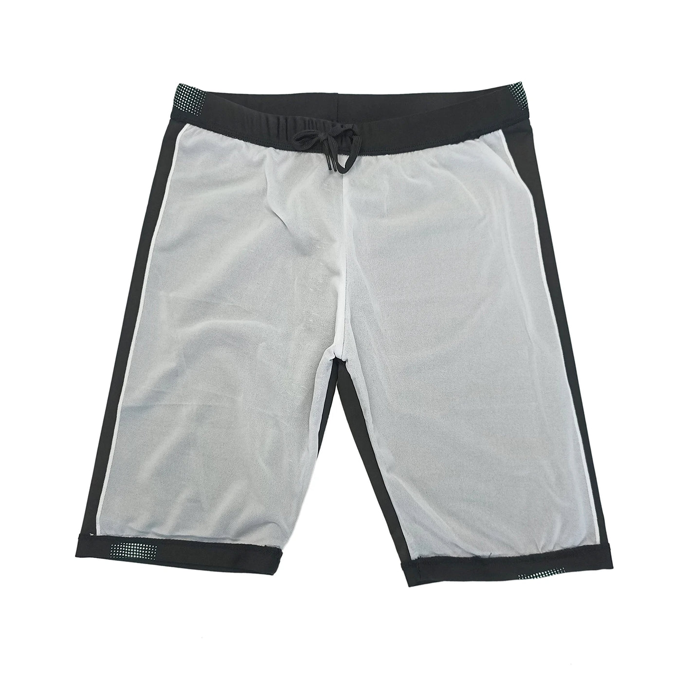 Short de bain homme YUKE, taille asiatique, longueur genou, idéal pour la compétition et l'entraînement. Séchage rapide, imprimé.