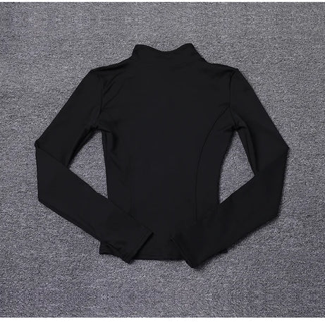 Women Sport Jacket Long Sleeve Shirt Workout Coat Gym Training Clothing Yoga Sportswear