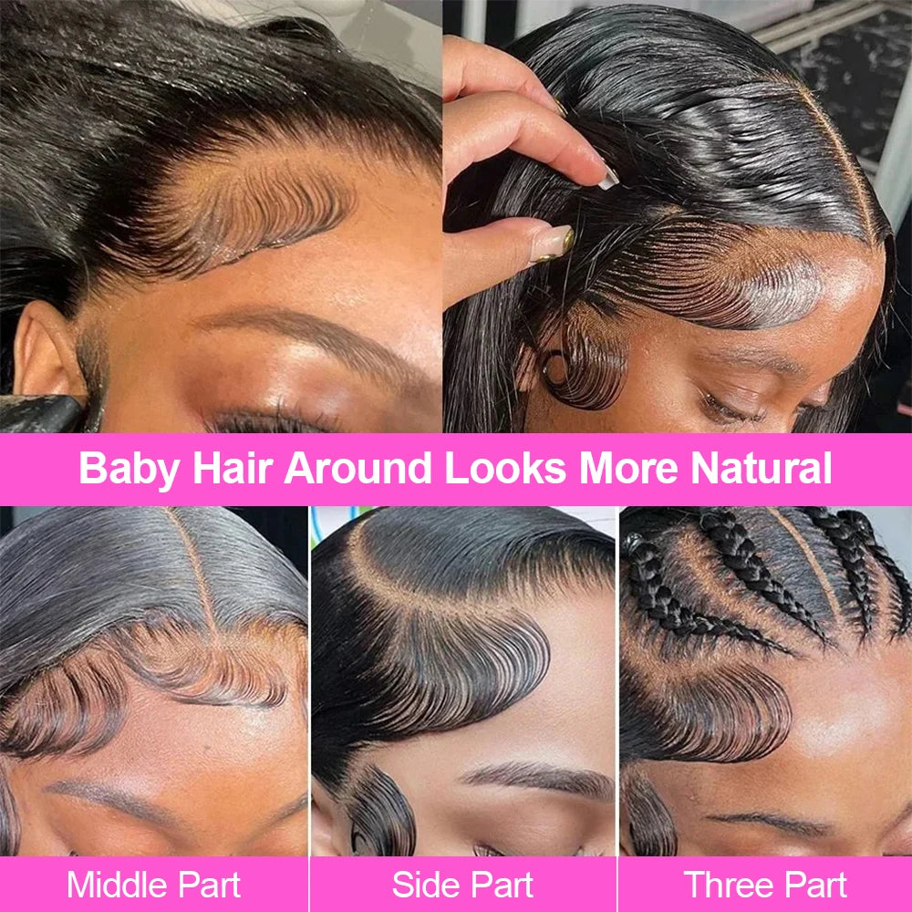 Perruques bouclées au carré, cheveux humains brésiliens, 13x4 Deep Water Wave, perruques frontales en dentelle 5x1 et 13x1 avec raie en T, pour femmes, pré-épilées à 200 %.