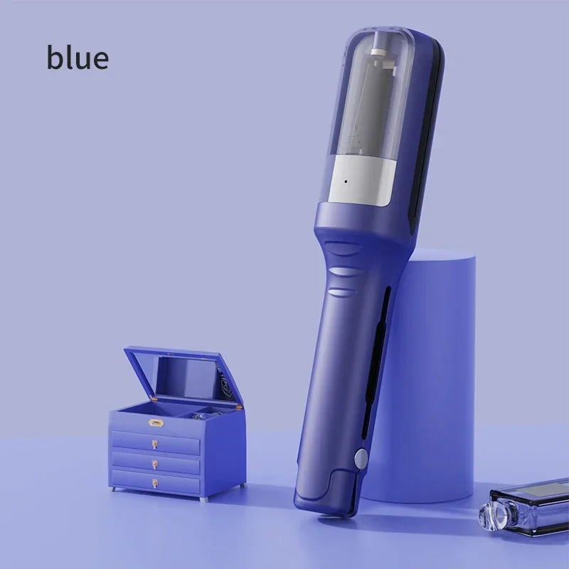 Coupe-pointes automatique professionnelle sans fil pour femmes, idéale pour les cheveux secs, abîmés et cassants.