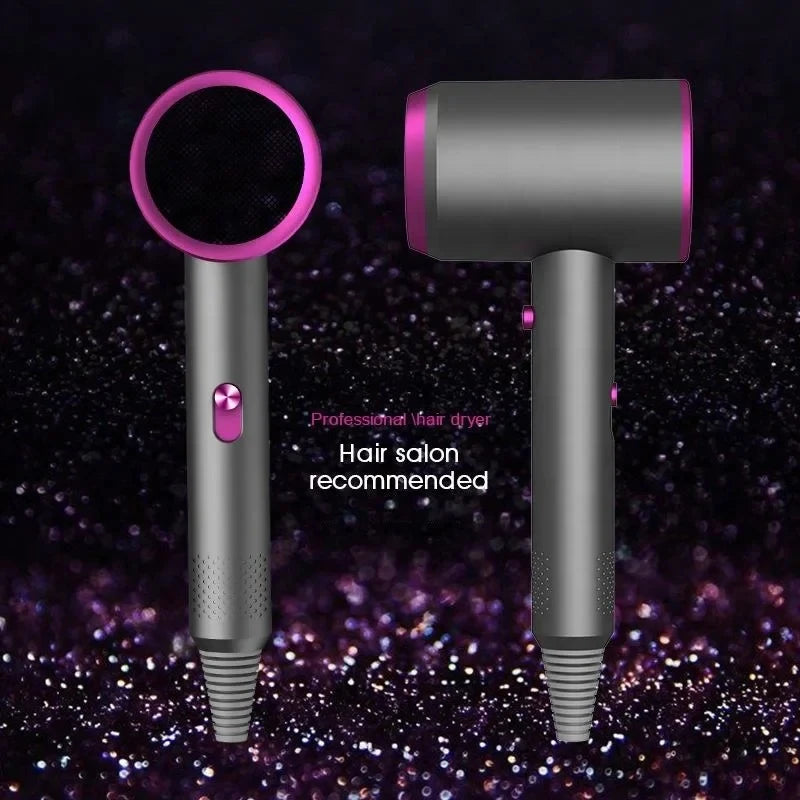 Sèche-cheveux professionnel portable avec protection ionique et thermique, idéal pour la maison, l'hôtel et les voyages. Usage domestique et hôtelier.