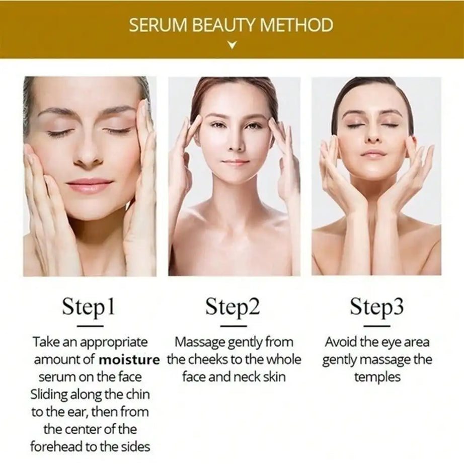Essence pour le visage à la vitamine C contenant de l'acide hyaluronique, estompe les taches brunes, hydrate, répare et lutte contre le vieillissement cutané. Soin du visage 30 ml