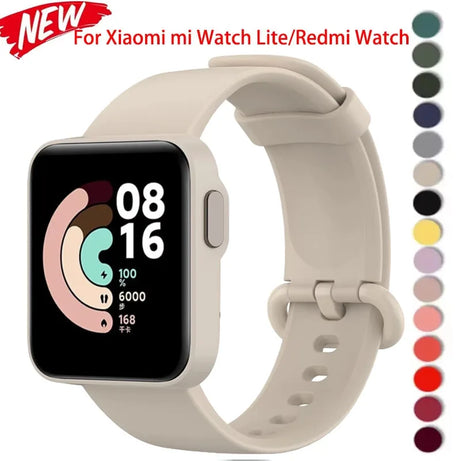 Bracelet en silicone pour montre connectée Xiaomi Watch Lite/Redmi Watch Lite / Bracelet pour montre connectée Xiaomi Mi Watch 2 Lite/Redmi Watch 2 Lite