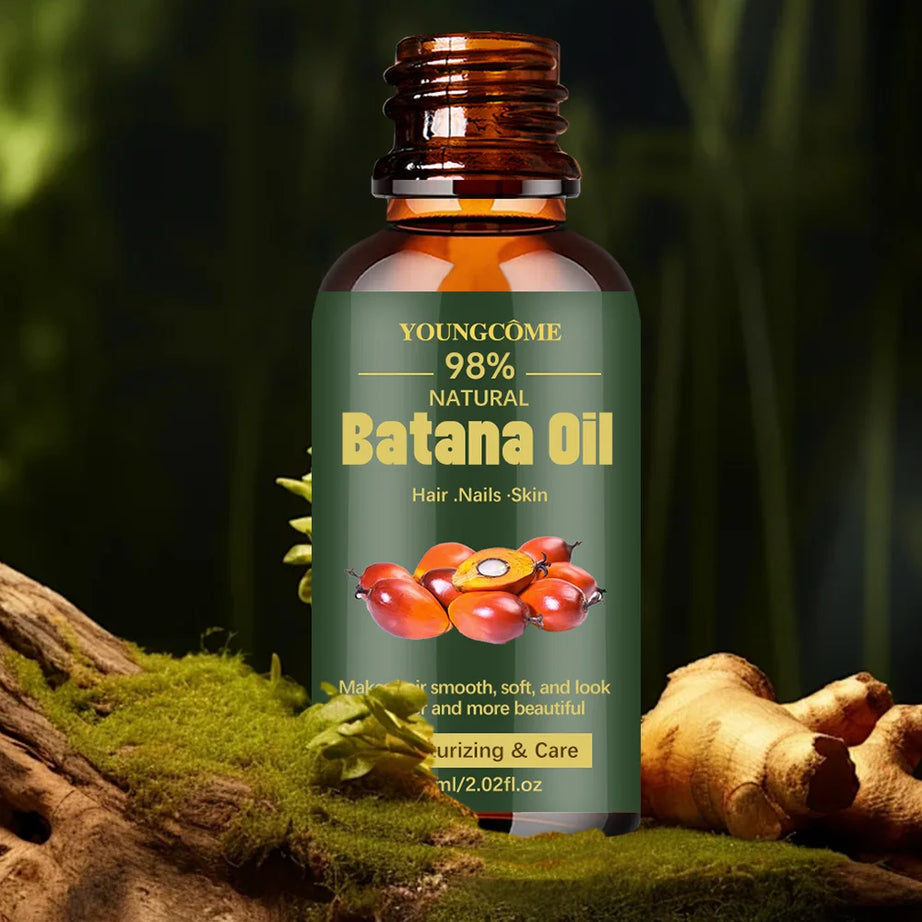 Huile de batana naturelle pour la croissance des cheveux. Huile de batana pure. Apporte brillance et force aux cheveux. Pour femmes. Prévient la chute des cheveux. Élimine les pointes fourchues. 1/3 pièces.