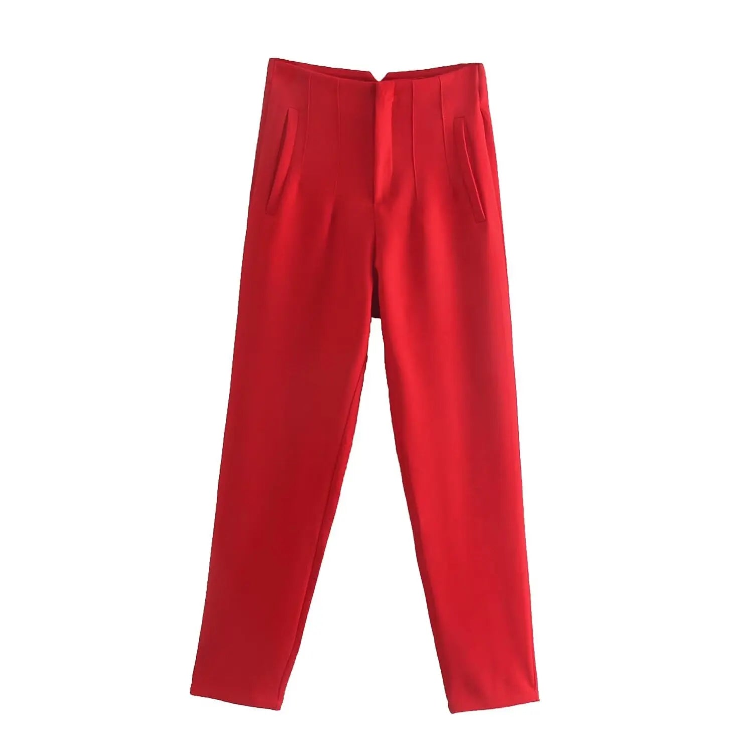Tenues de bureau Koekop Pantalons crayon Noir Rose Blanc Pantalons Femme Mode Vêtements de bureau Pantalons taille haute pour femmes Pantalons habillés