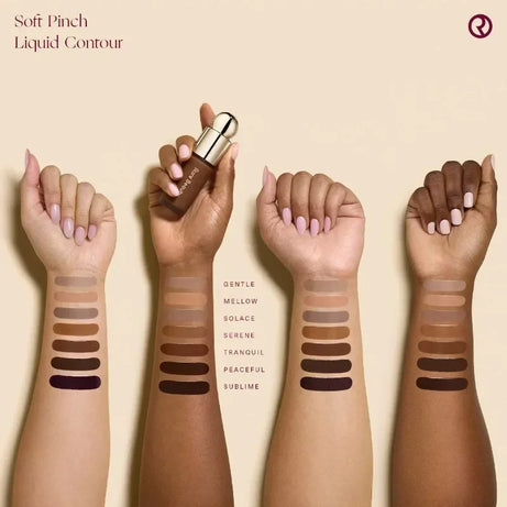 Rare Beauty Poudre Bronzante Liquide Contour Visage 3D Teinte Lissante Effet Miroir Longue Tenue Ombre à Nez Naturelle Waterproof Maquillage Illuminant
