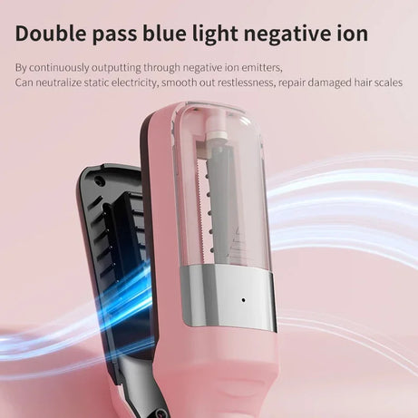 Coupe-pointes automatique professionnelle sans fil pour femmes, idéale pour les cheveux secs, abîmés et cassants.