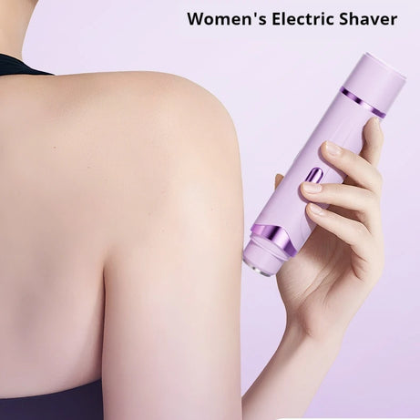 Rasoir électrique 2 en 1 pour femmes, épilation indolore, tondeuse corporelle rechargeable, épilateur pour aisselles et moustache