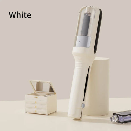 Coupe-pointes automatique professionnelle sans fil pour femmes, idéale pour les cheveux secs, abîmés et cassants.