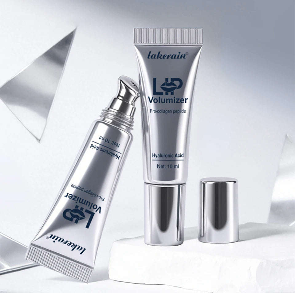 Aceite labial voluminizador instantáneo con ácido hialurónico Lakerain para reducir las líneas de expresión, esencia para el cuidado de los labios, brillo labial hidratante para mujeres.