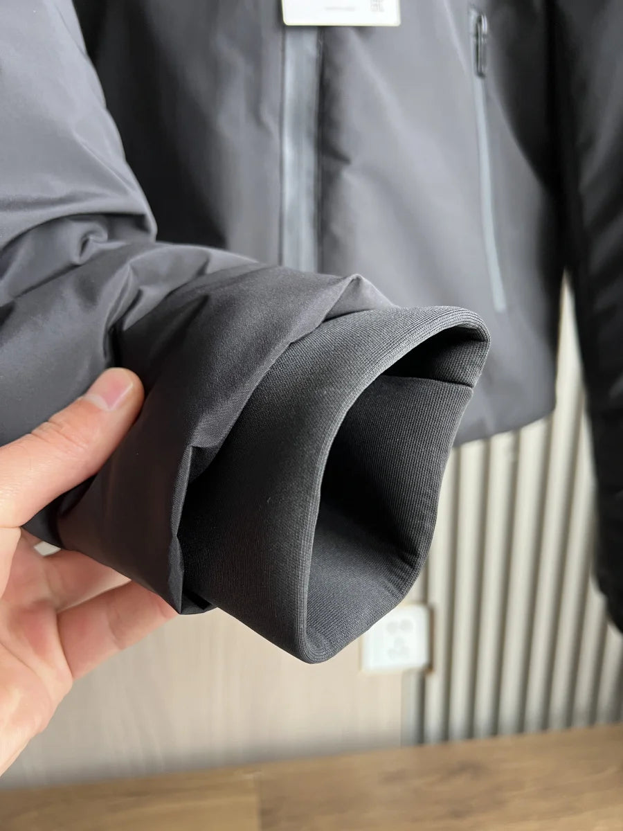 ETJ Automne/Hiver 2025 Nouvelle veste courte femme en coton épais chaud et imperméable à capuche, imitation coupe-vent, manteau d'extérieur 4749703