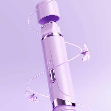 Rasoir électrique 2 en 1 pour femmes, épilation indolore, tondeuse corporelle rechargeable, épilateur pour aisselles et moustache
