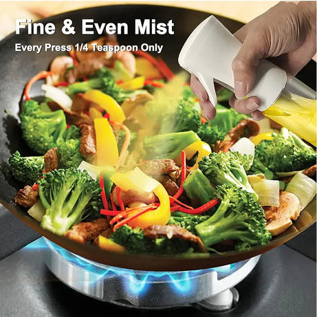 Flacon pulvérisateur d'huile de 200/300/500 ml pour barbecue et cuisson à l'huile d'olive, flacon en plastique, flacon vide pour vinaigre ou pinceau à huile