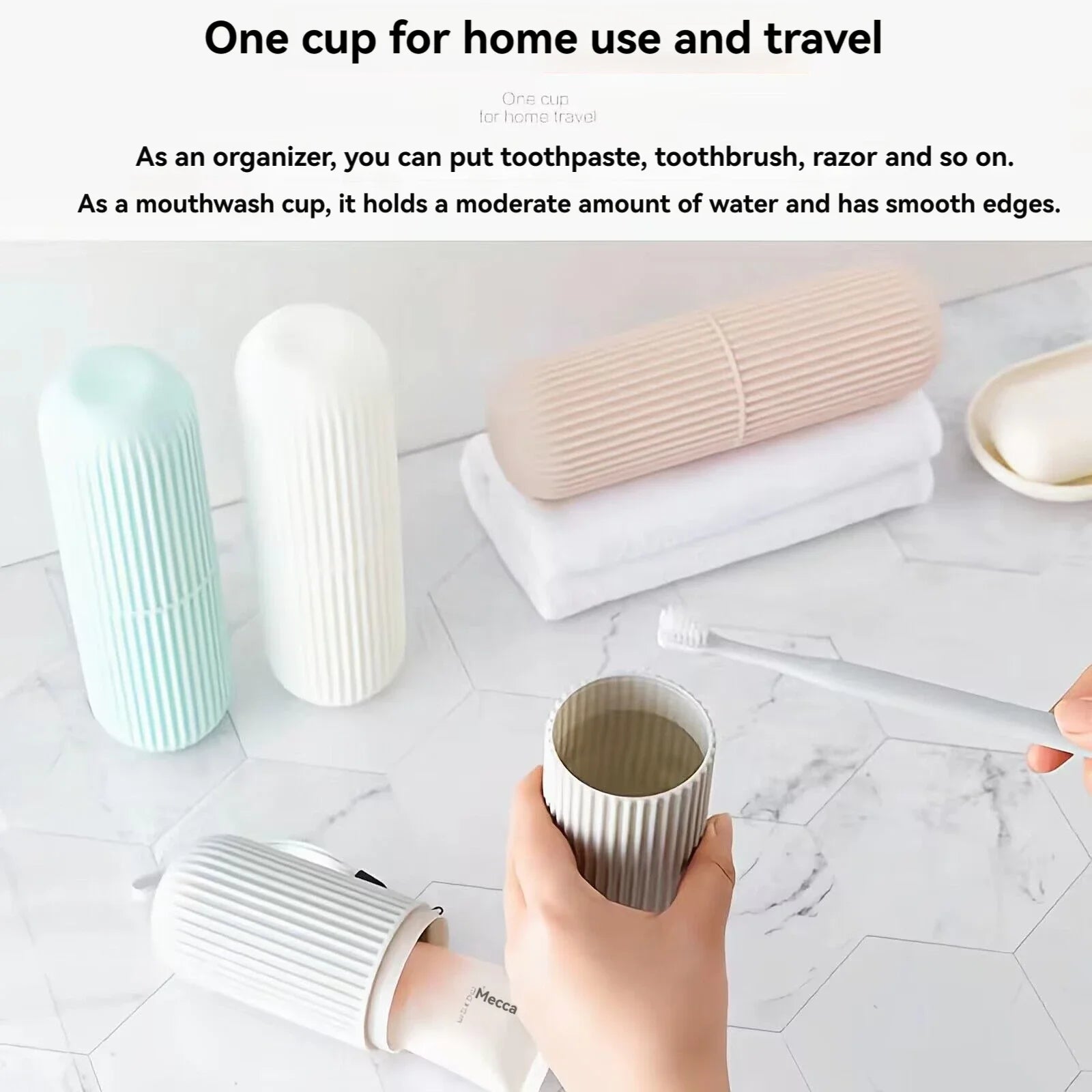 Étui de rangement portable pour brosse à dents et dentifrice, idéal pour les voyages et le camping. Protège votre brosse à dents et votre dentifrice de la saleté et des dommages.