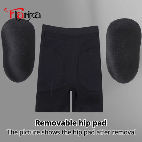 Braguitas moldeadoras Flarixa con realce de glúteos y almohadillas extraíbles para mujer. Shorts moldeadores de cadera. Ropa interior moldeadora para realzar las caderas.