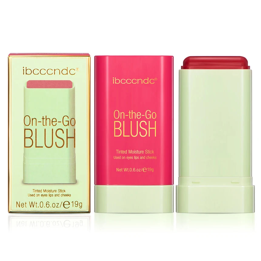 Blush Stick Fonctionnel Maquillage Facile à Colorer Rouge Crème Blush Waterproof Haute Rendu de Couleur Éclat du Teint
