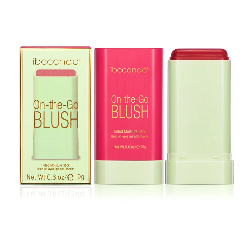 Blush Stick Fonctionnel Maquillage Facile à Colorer Rouge Crème Blush Waterproof Haute Rendu de Couleur Éclat du Teint
