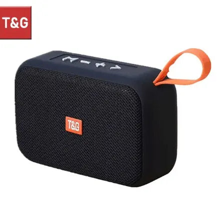 Barre de son portable mini sans fil TG506 Bluetooth 5.0 pour intérieur et extérieur, haute fidélité, compatible carte TF, radio FM, étanche