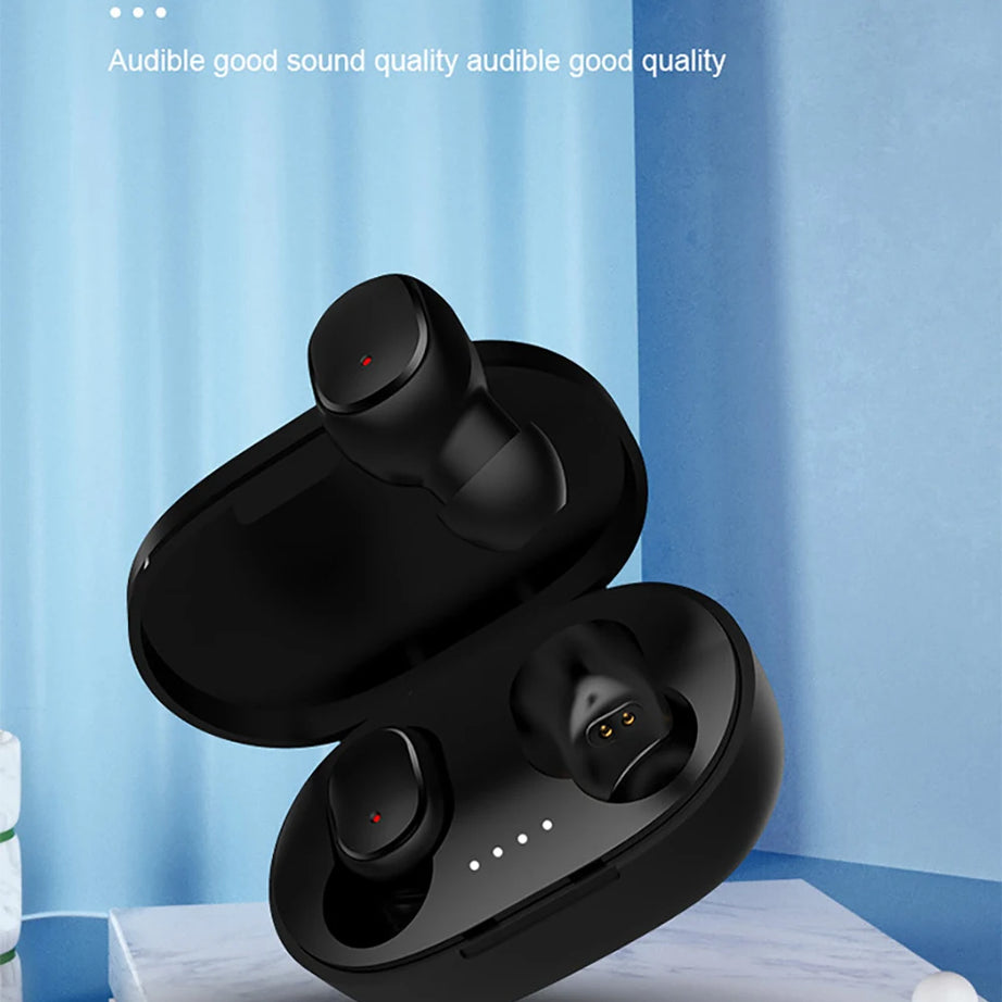 Écouteurs intra-auriculaires Bluetooth sans fil TWS A6S avec réduction de bruit et micro pour Huawei, Xiaomi et Redmi