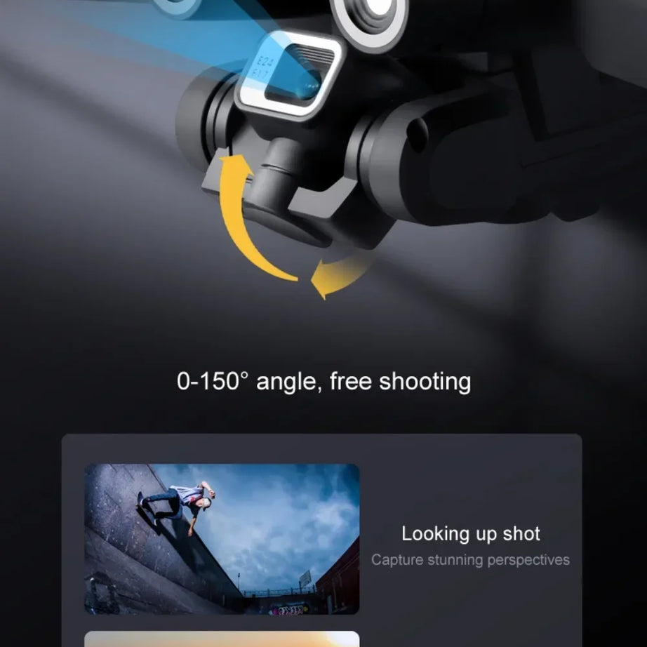 Drone Original Z908 Pro /MAX 8K ESC Professionnel 4K avec localisation par flux optique et évitement d'obstacles sur 3 côtés - Quadricoptère jouet