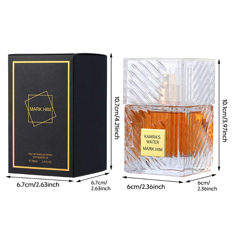 Parfum pour homme de marque premium Arabian Charm, parfum aux phéromones en spray, parfum unisexe longue tenue, fougère boisé romantique