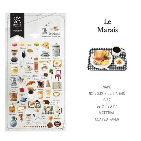 Autocollants Suatelier Foods, scrapbooking esthétique, jolis stickers pour carnets de voyage, décorations coréennes, agendas et fournitures de loisirs créatifs.