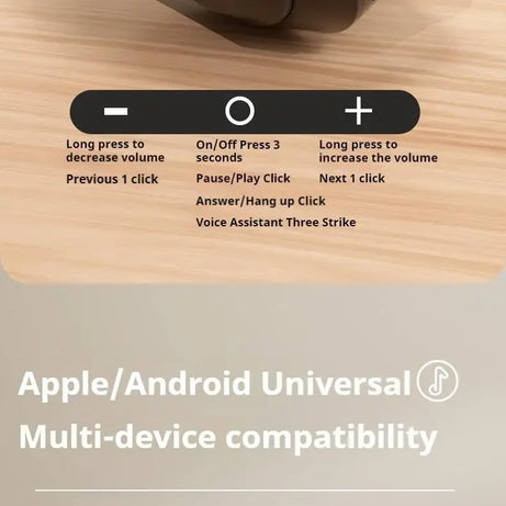 Casque stéréo Hi-Fi circum-aural M5 sans fil Bluetooth 5.3, idéal pour le sport et les jeux vidéo. Compatible avec carte TF/AUX et réduction du bruit.