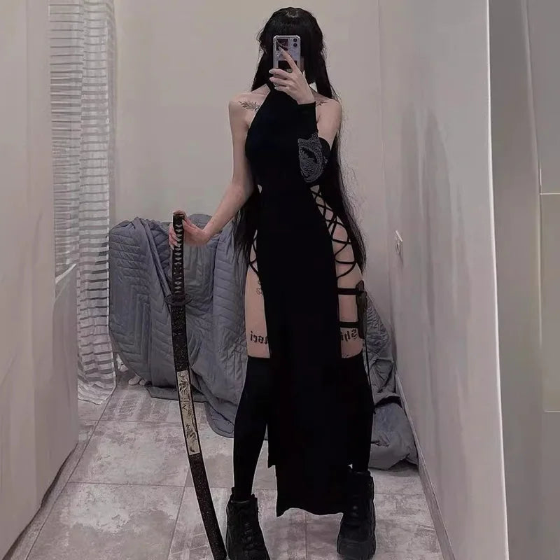 Robe courte verte élégante à manches longues pour femme, style streetwear, collection automne 2024