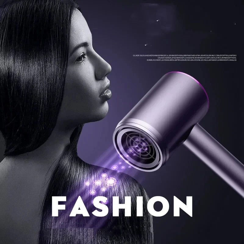 Sèche-cheveux professionnel portable avec protection ionique et thermique, idéal pour la maison, l'hôtel et les voyages. Usage domestique et hôtelier.