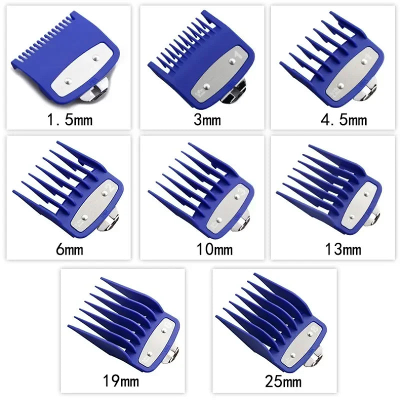 Tondeuse à cheveux rechargeable Kemei PG1990A avec peignes de guidage, professionnelle et sans fil, pour hommes. Appareil de coupe de cheveux pour hommes.