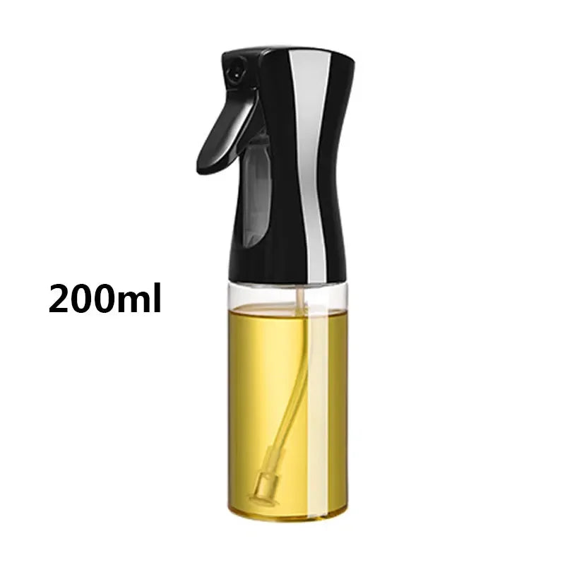 Flacon pulvérisateur d'huile de 200/300/500 ml pour barbecue et cuisson à l'huile d'olive, flacon en plastique, flacon vide pour vinaigre ou pinceau à huile